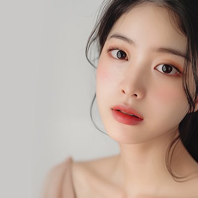 어나더 눈성형 — 정면 여성 모델