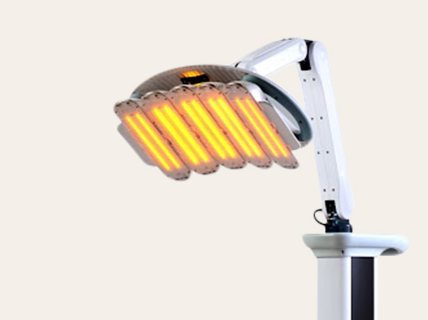 부기레이저 — 주황빛 LED 판이 달린 광선 장비